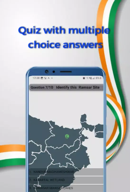 Learn India Map (Offline) スクリーンショット