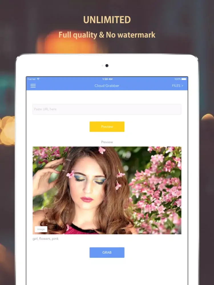 Cloud Grabber - Grab Photos and Videos to Dropbox iPad  Ekran Görüntüleri