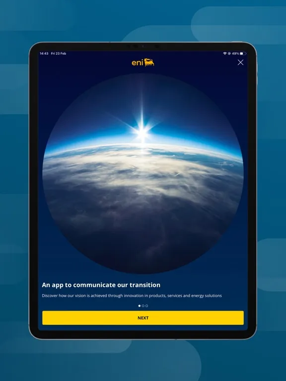 Eni Corporate iPad  স্ক্রিনশট