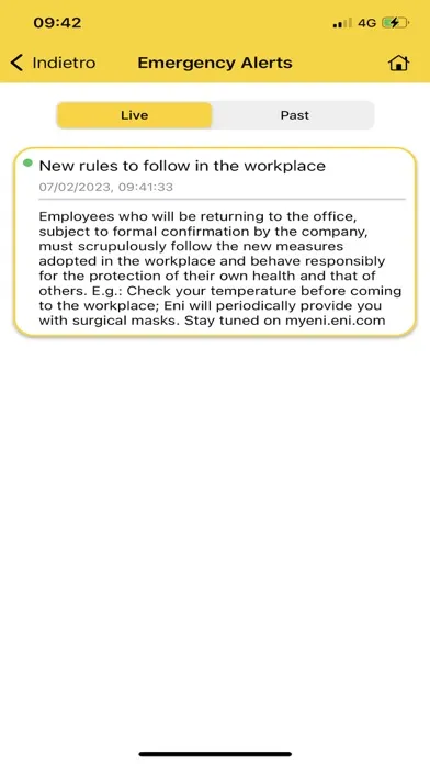 Eni Emergency سکرین شاٹس