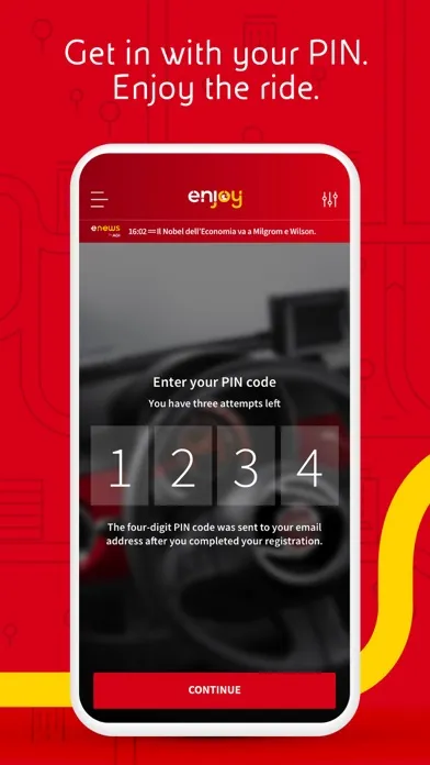 Capturas de pantalla de enjoy vehicle sharing