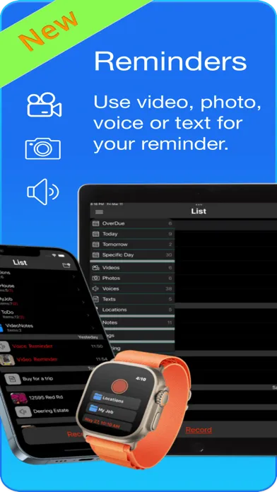 Reminders Max سکرین شاٹس