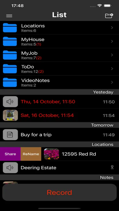 Reminders Max سکرین شاٹس