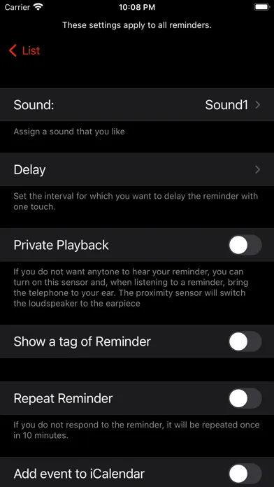 Video Reminders سکرین شاٹس
