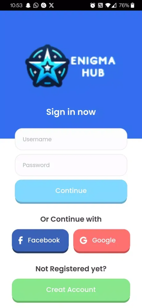 EnigmaHub Ultimate Quiz App Screenshots