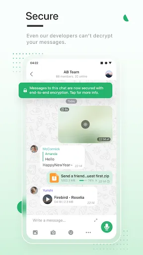 Enigma Messenger Screenshots