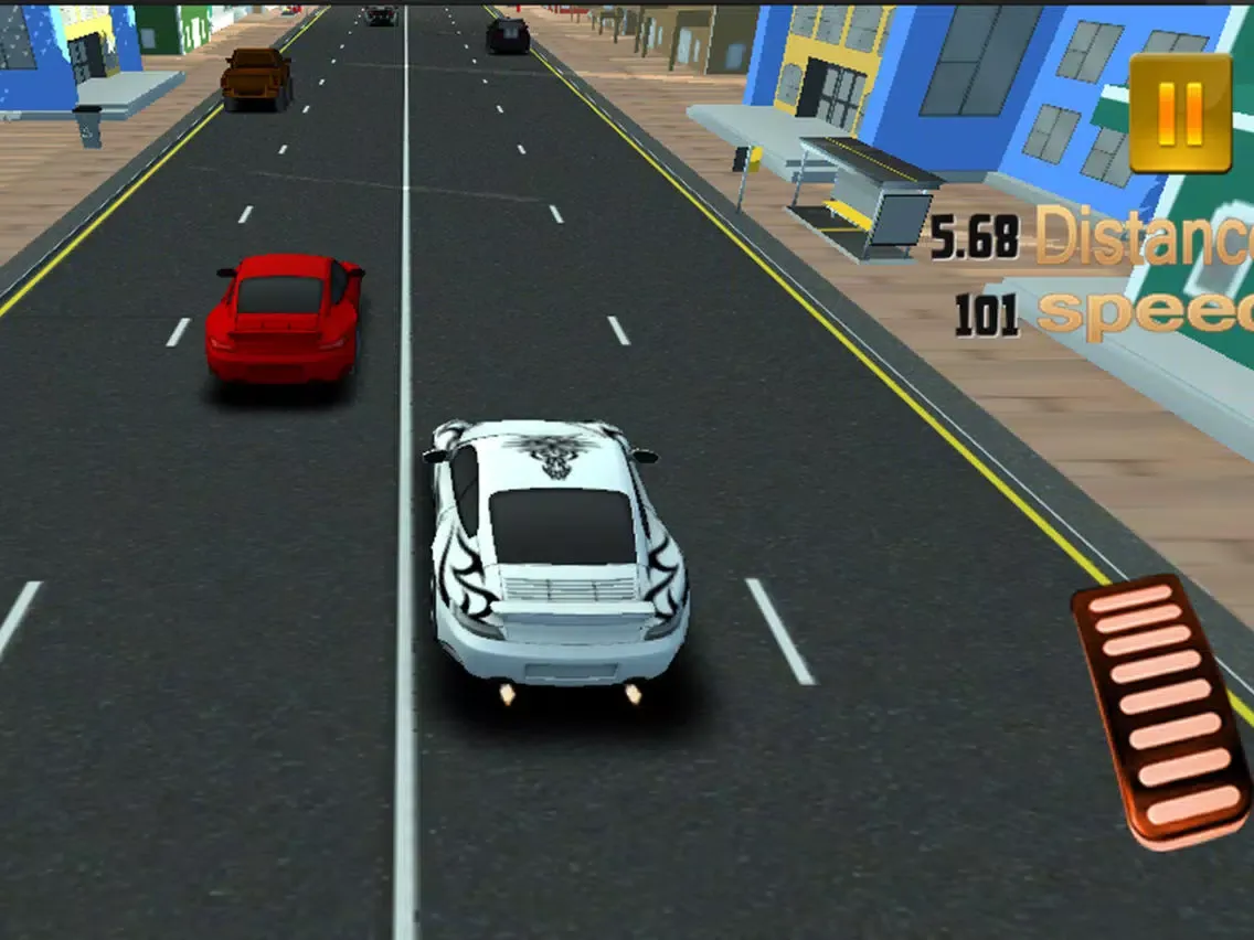 Capturas de tela do Fast Traffic Driving - Speed Racing in Car rush iPad 