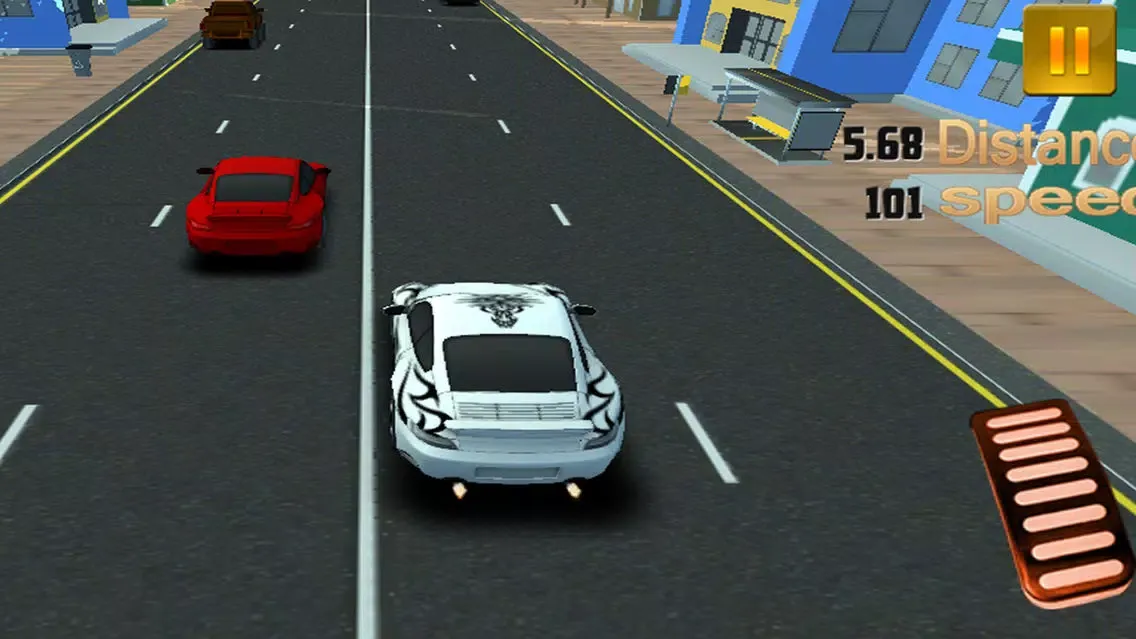 Capturas de tela do Fast Traffic Driving - Speed Racing in Car rush