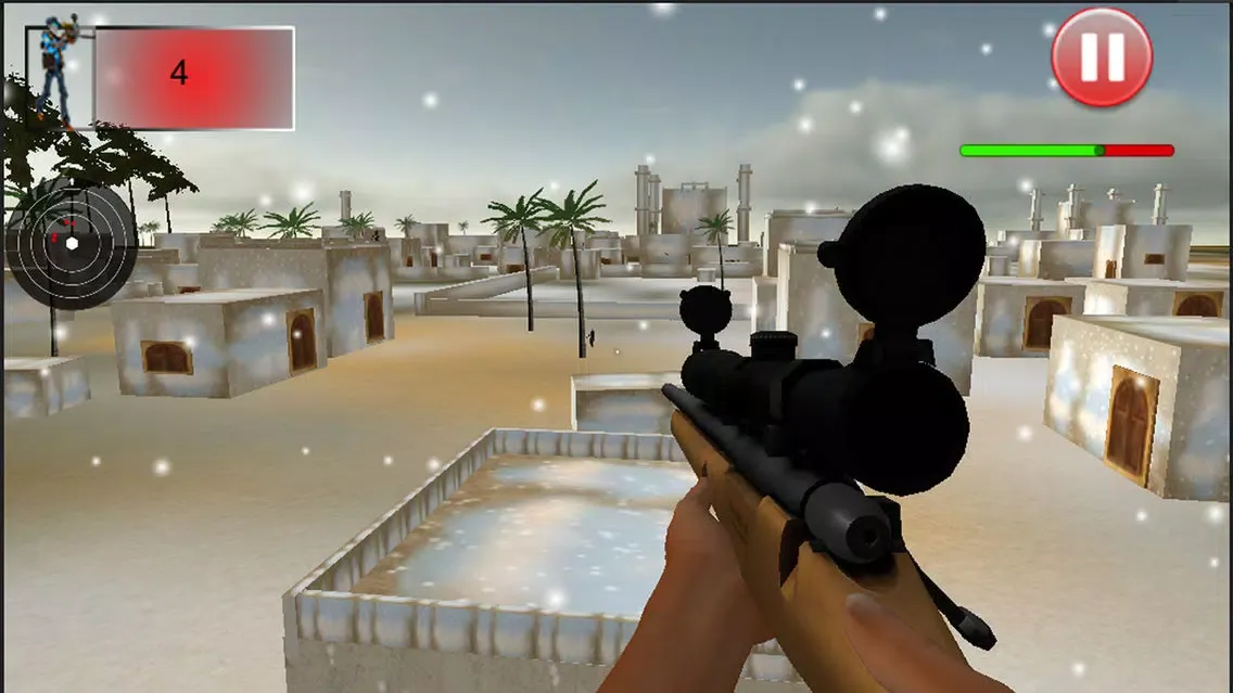 Tangkapan skrin Lone Sniper Shooting - Iceland for Warcraft