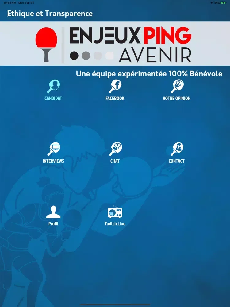 Enjeux Ping Avenir iPad  سکرین شاٹس