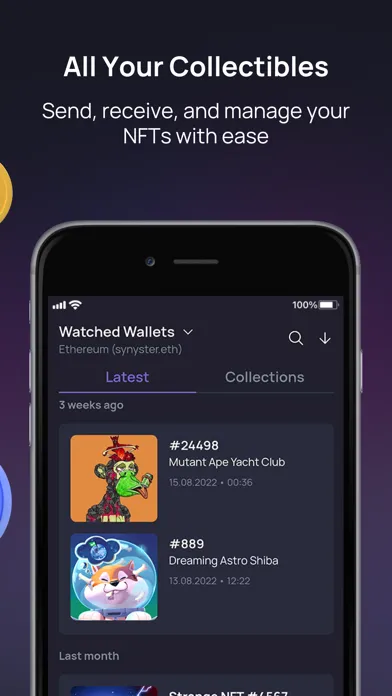 Enjin: NFT Crypto Wallet Screenshots