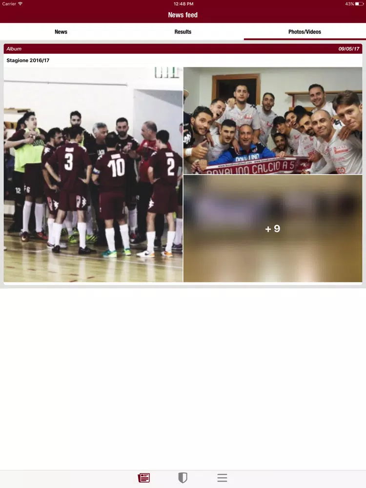 Bovalino calcio a 5 iPad  스크린샷