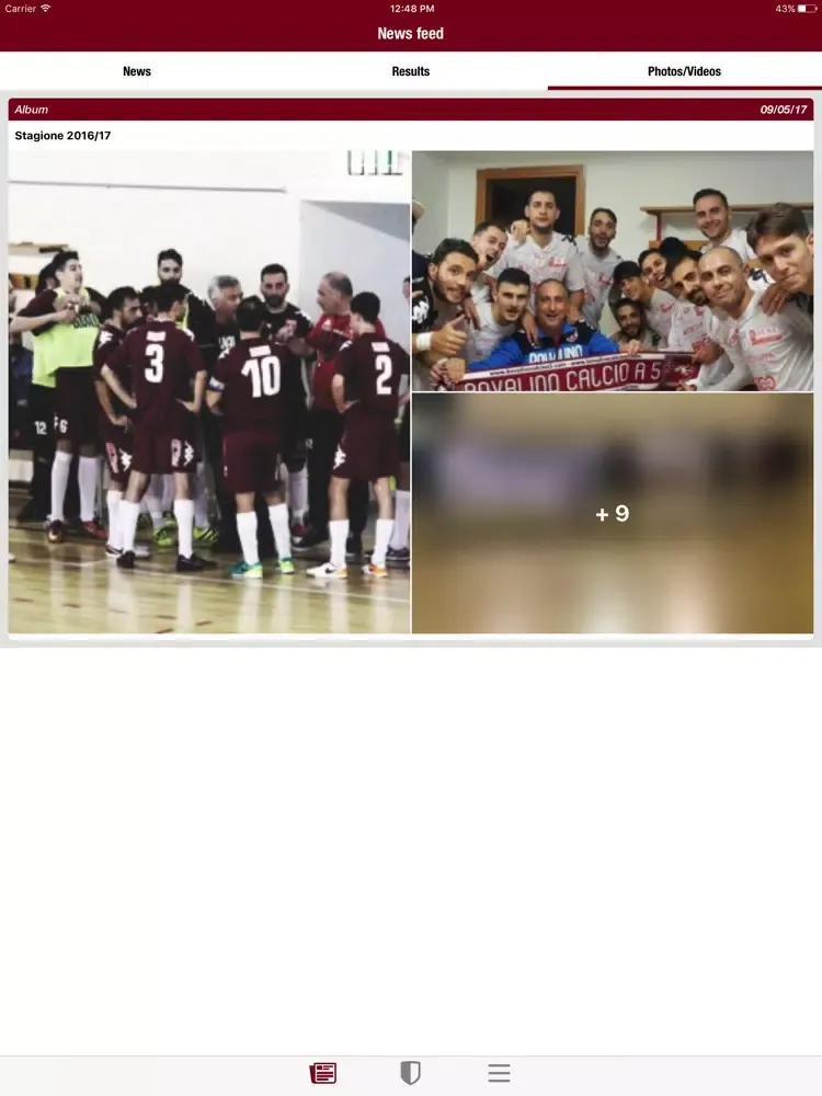 Bovalino calcio a 5 iPad  스크린샷