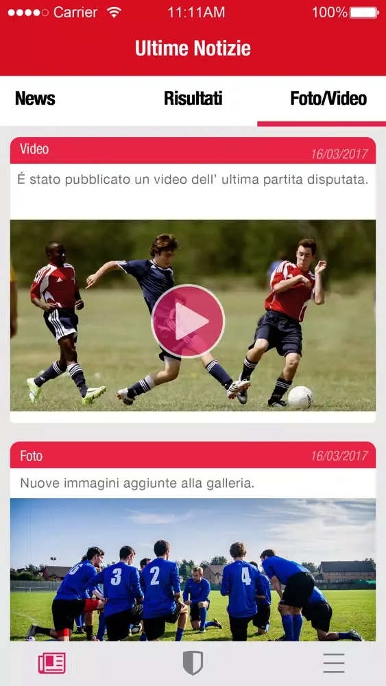 Capturas de pantalla de Scuola Calcio Milan Bari
