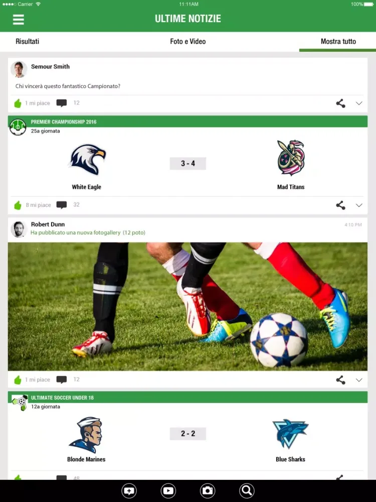 Soccer Fever Milano iPad 應用截圖