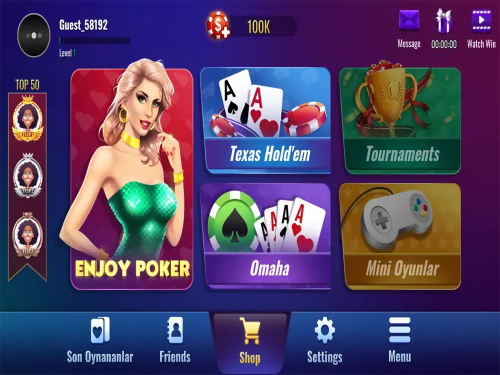 Enjoy Poker Mat Game iPad  স্ক্রিনশট