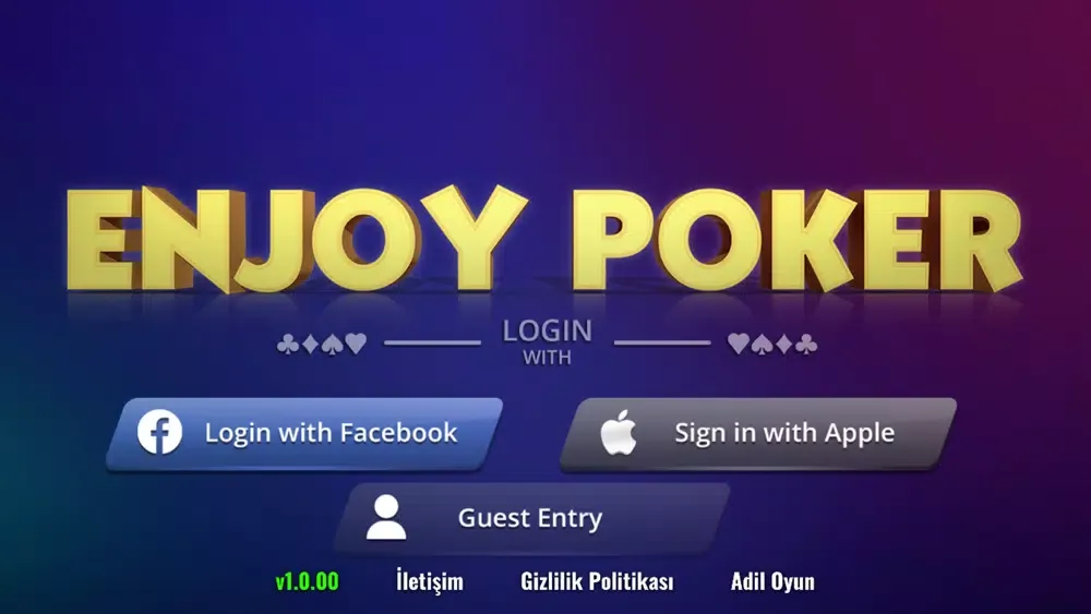 Enjoy Poker Mat Game স্ক্রিনশট