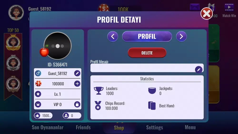 Enjoy Poker Mat Game স্ক্রিনশট
