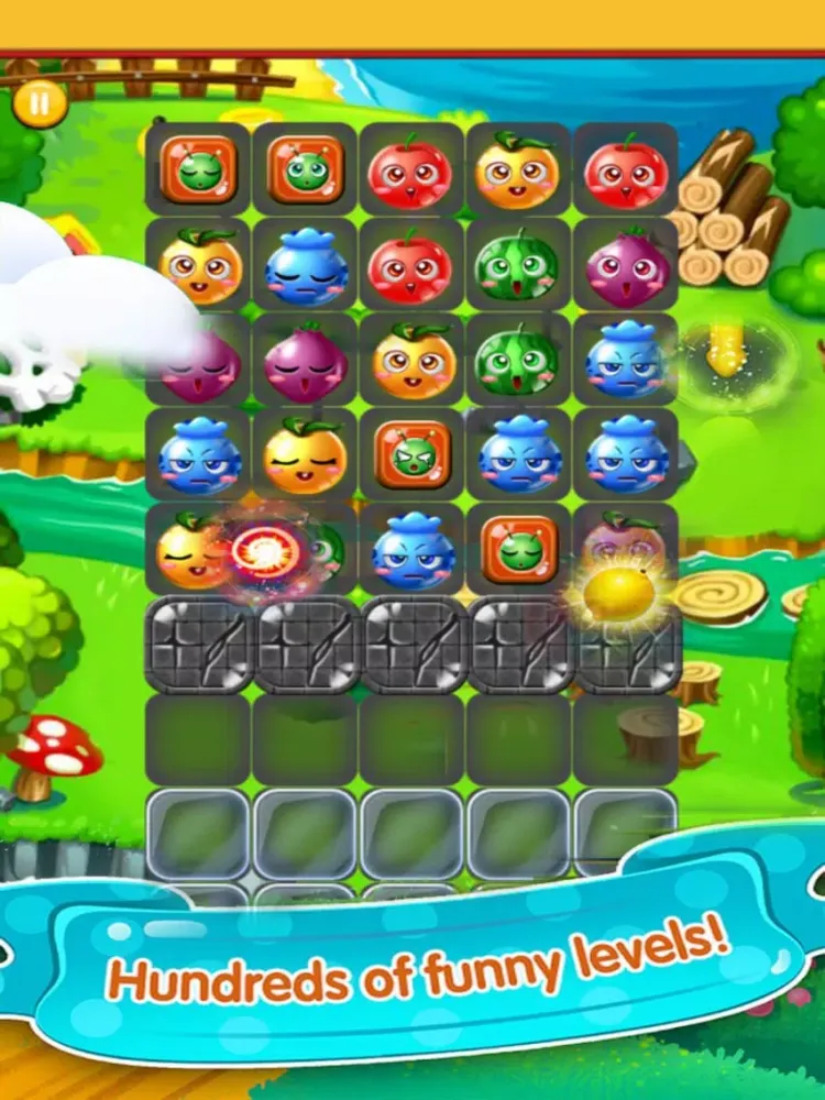 Fruit Link - Match-3 Free Game iPad  স্ক্রিনশট