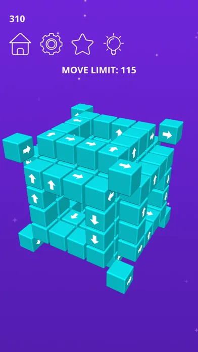 Capturas de tela do Tap Away 3D Cube