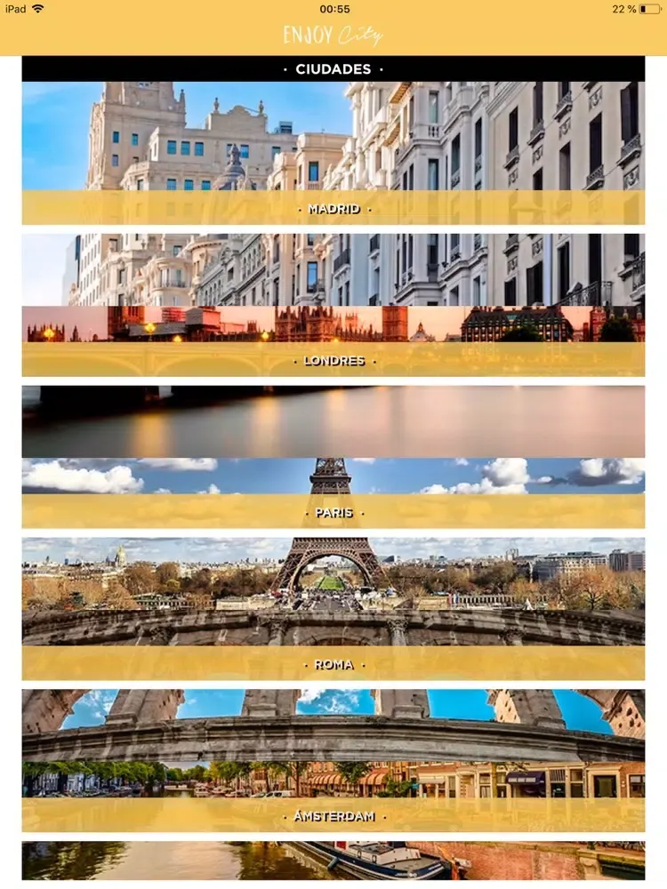 Screenshot di Enjoy City iPad 