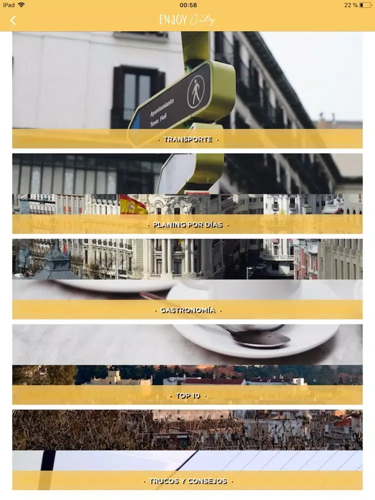 Screenshot di Enjoy City iPad 