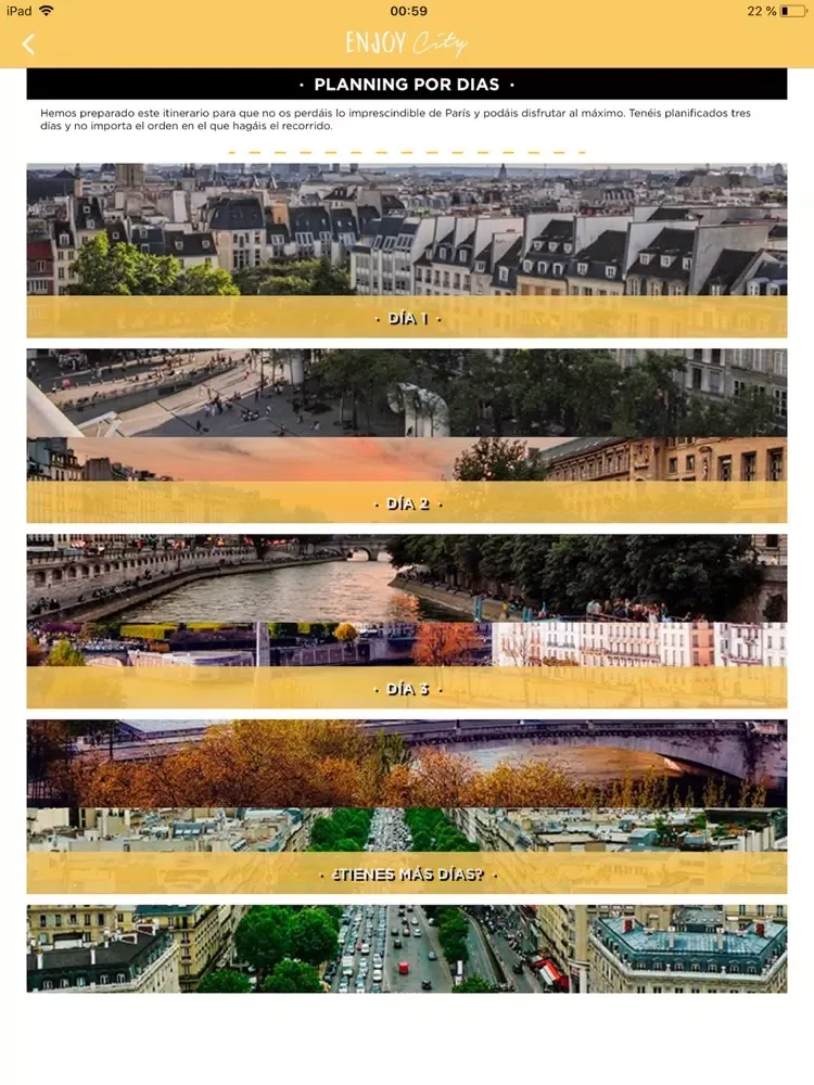 Screenshot di Enjoy City iPad 
