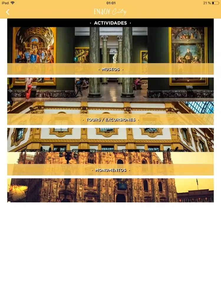 Screenshot di Enjoy City iPad 