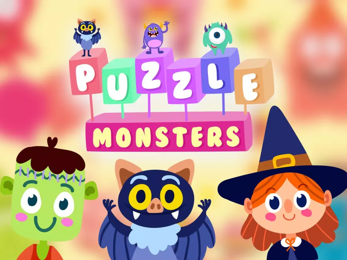 Funny Monsters - Dots iPad  Screenshots