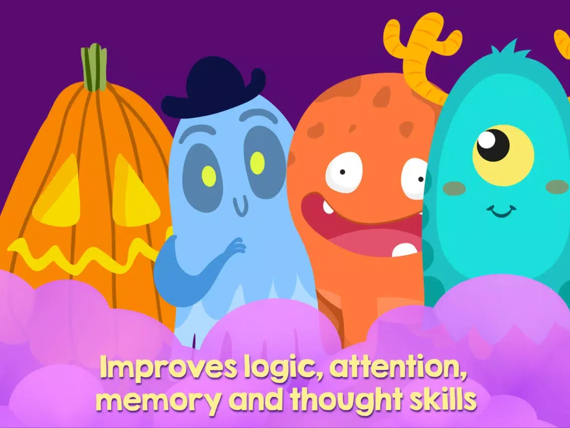 Funny Monsters - Dots iPad  Screenshots