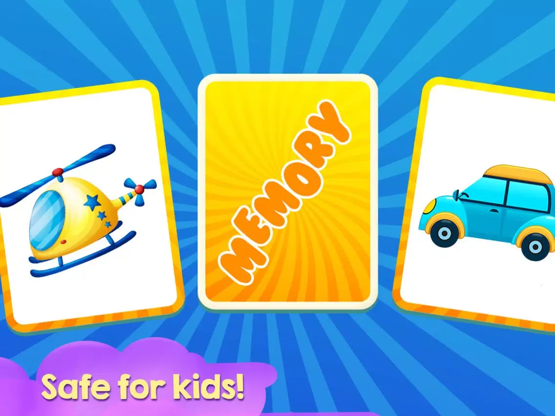 Vehicles - Sweet Memory Game iPad  سکرین شاٹس