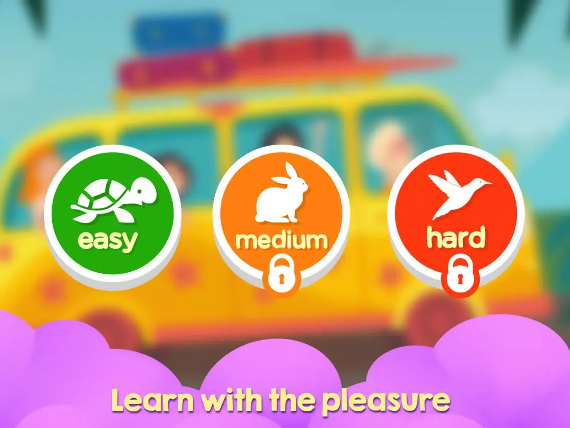 Vehicles - Sweet Memory Game iPad  سکرین شاٹس