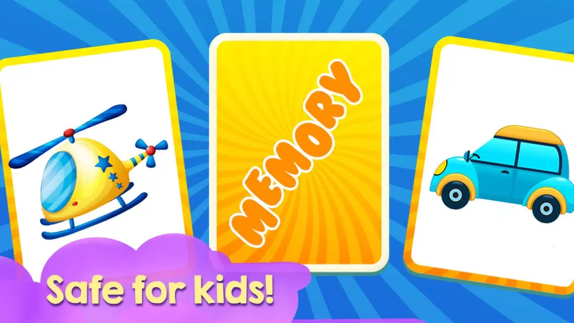 Vehicles - Sweet Memory Game سکرین شاٹس