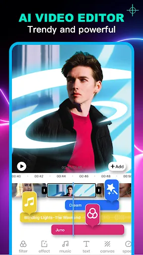 Captures d'écran de Veffecto Video Effects Editor