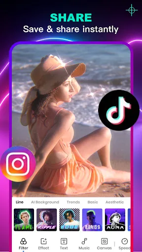 Captures d'écran de Veffecto Video Effects Editor