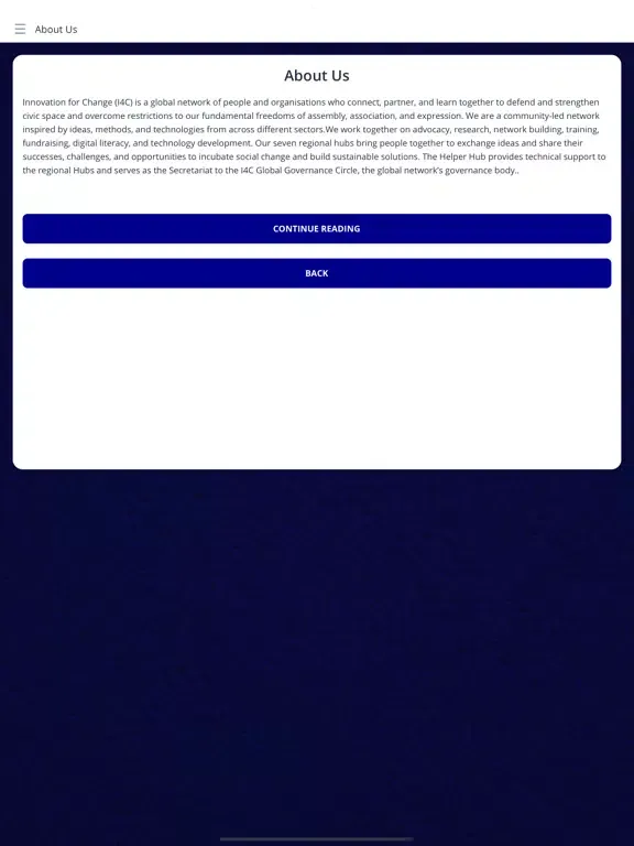 Скриншоты I4C-Africa Rapid Response App iPad 