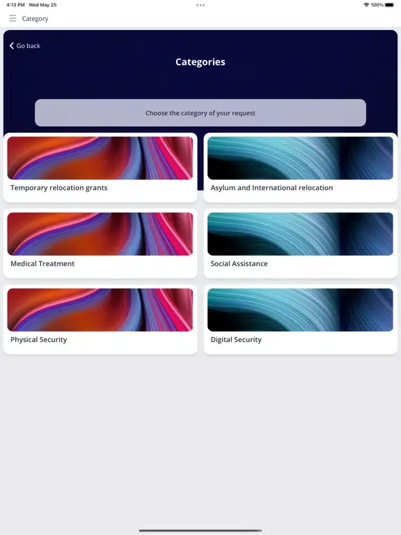 Скриншоты I4C-Africa Rapid Response App iPad 