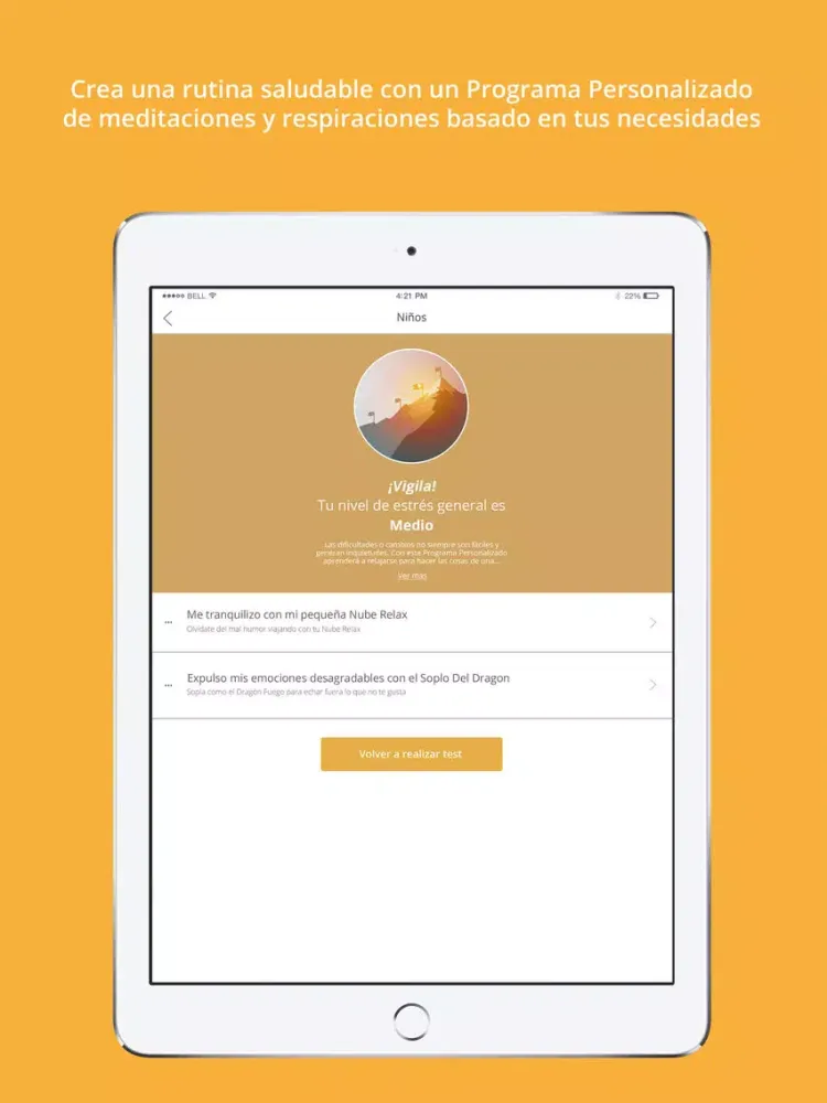 idstress - Meditate, find calm iPad  スクリーンショット