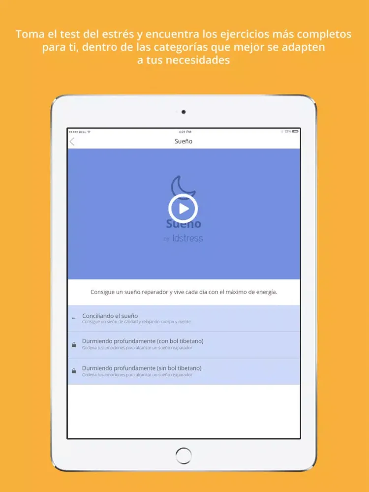 idstress - Meditate, find calm iPad  スクリーンショット