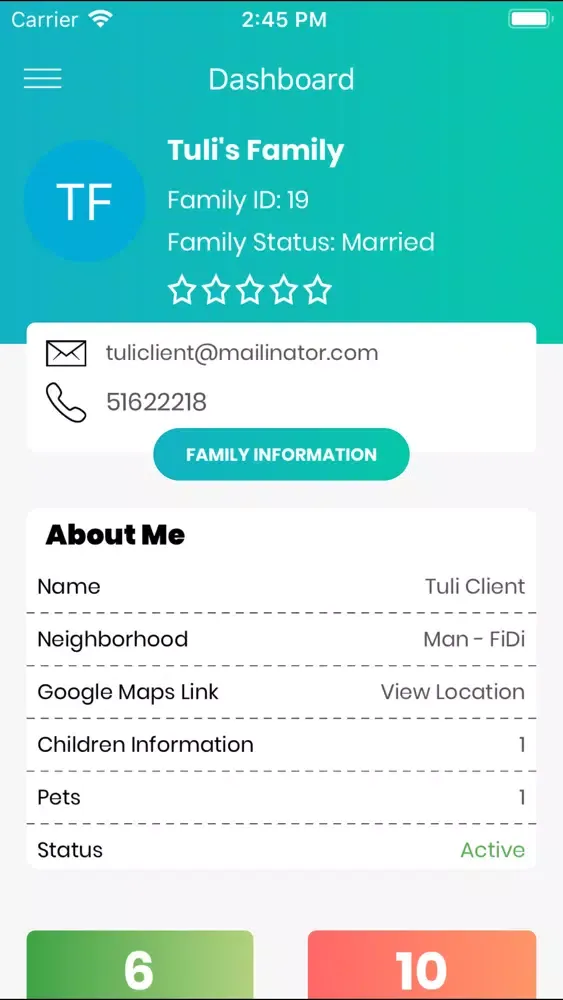 ENL Clients Screenshots