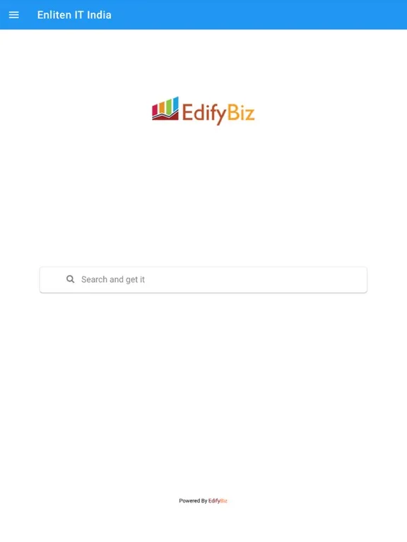 Screenshot di EdifyBiz Lite iPad 