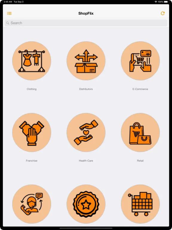 ShopFlix iPad  Ekran Görüntüleri