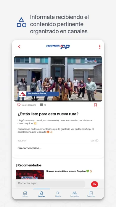 Скриншоты Deprisa App