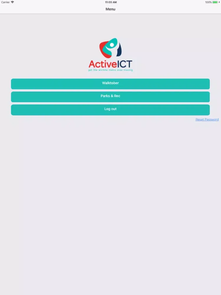Tangkapan skrin ActiveICT iPad 