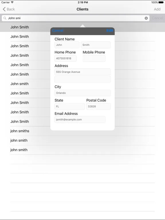 Capturas de pantalla de Envision Access iPad 