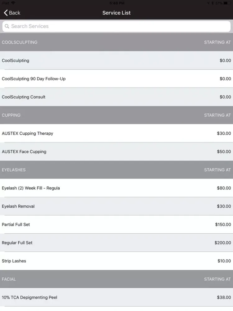 Capturas de pantalla de AUSTEX Wellness & Medical Spa iPad 