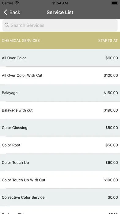 Bella Cole Salon Screenshots
