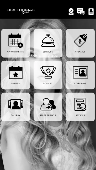 Screenshot di Lisa Thomas Salon
