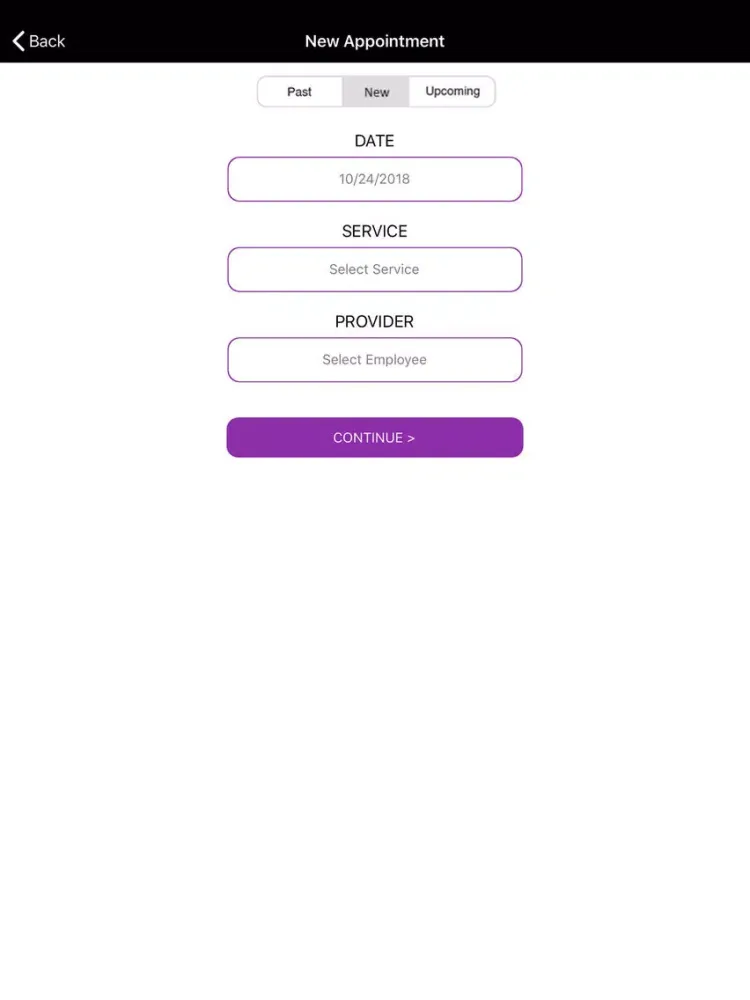 Pure Posh Salon San Antonio iPad  स्क्रीनशॉट