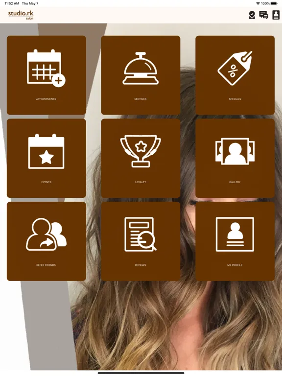 Studio RK Salon iPad  Ekran Görüntüleri